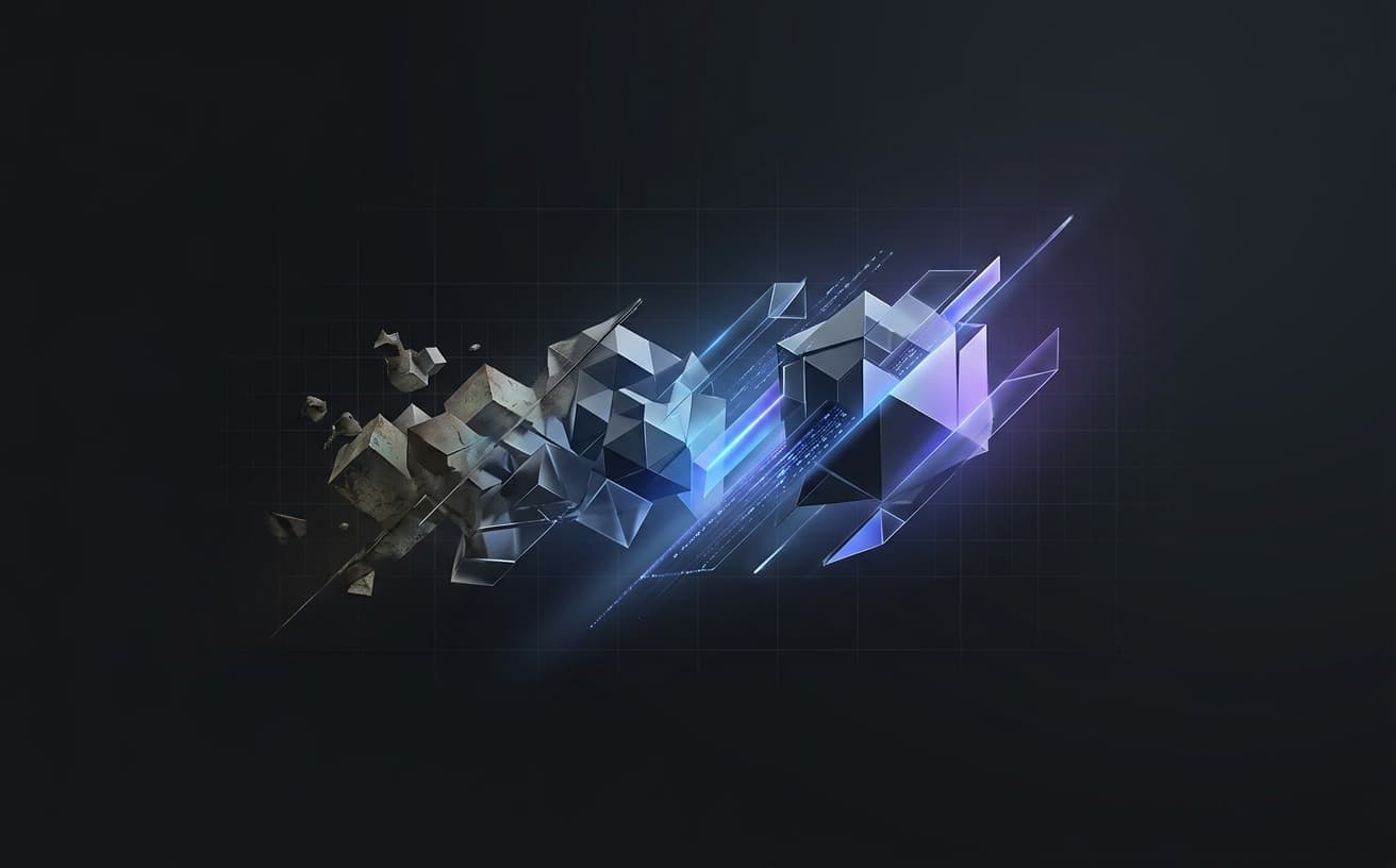 Abstract editorial cover image for an article about signs it's time for a website redesign