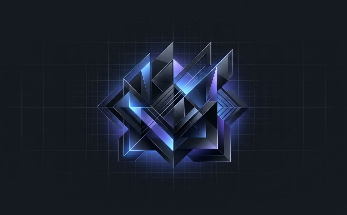Abstract editorial cover image for an article about how much a business website costs